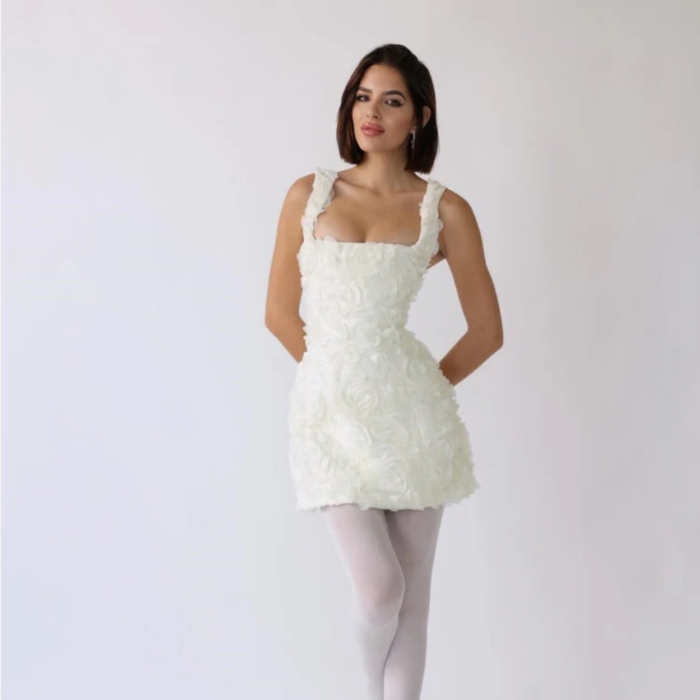BLOSSOM EMBRACE CORSET MINI DRESS